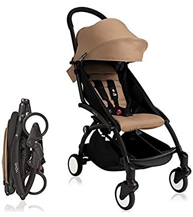 Yoyo+ Stroller 2017 by Baby Zen - Newest Model Rain Cover Included (Taupe)
