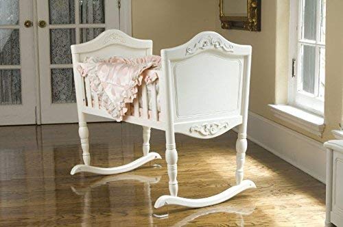 Green Frog Cradle, Antique White