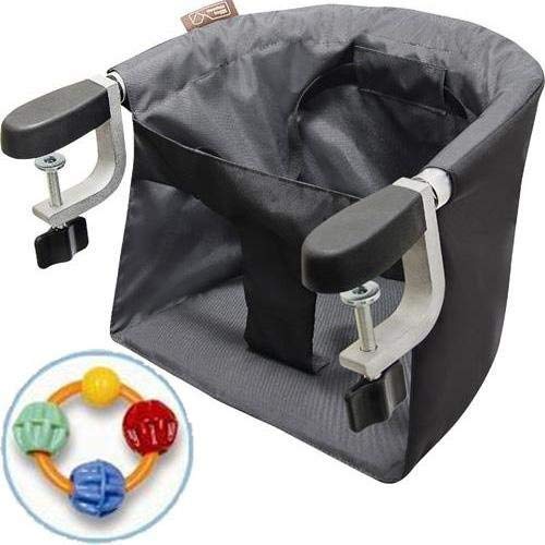 Mountain Buggy Pod Clip-on High Chair with Click Clack Balls Teether - Flint