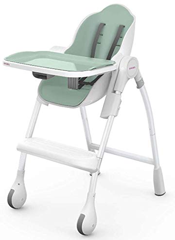 Oribel Cocoon 3-Stage Easy Clean, Contemporary High Chair (Pistachio)