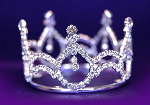 Exquisite Rhinestones Crystal Photo Prop Baby Tiara Crown for Newborn baby
