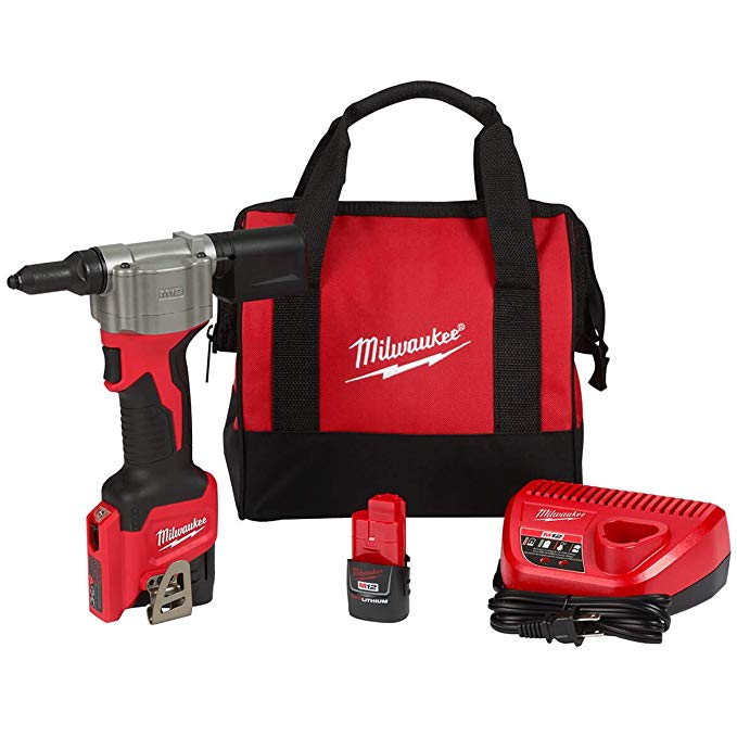 Milwaukee Electric Tools 2550-22 M12 Rivet Tool Kit