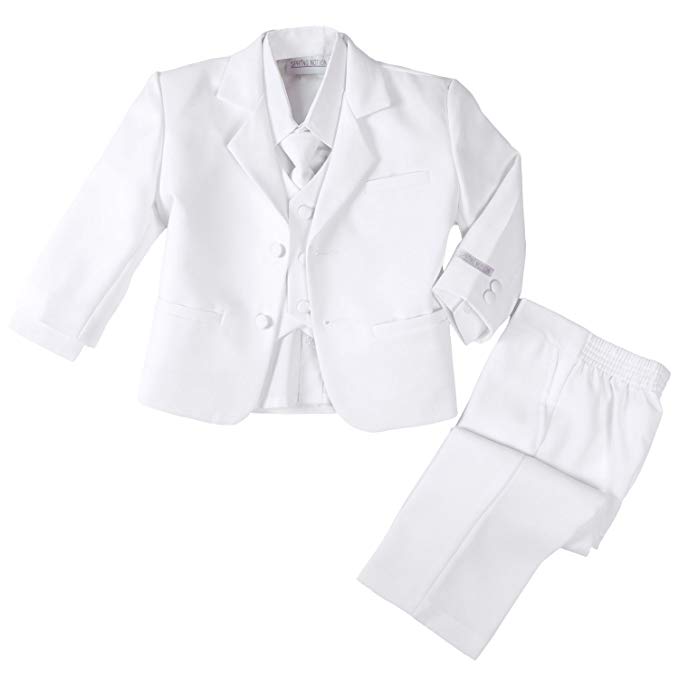 Spring Notion Baby Boys' Formal White Dress Suit Set