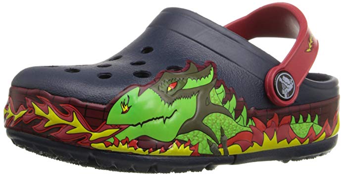 Crocs Kids' Light-Up Fire Dragon Clog