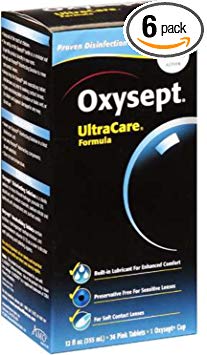 Oxysept UltraCare Formula Peroxide Disinfection System 12 oz (Pack of 6)