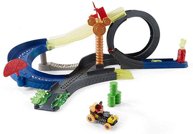 Fisher-Price Disney Mickey & the Roadster Racers, Super Charged Mickey Drop & Loop Playset