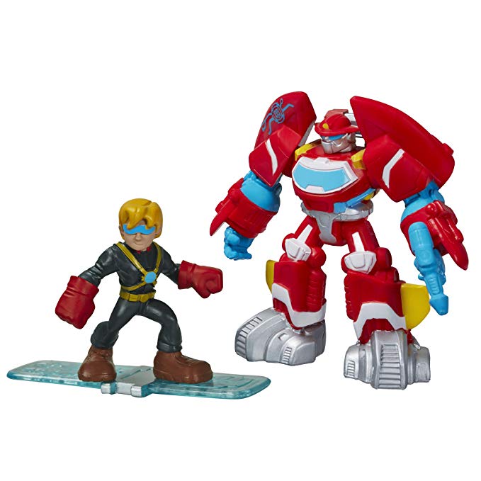 Playskool Heroes Transformers Rescue Bots Heatwave The Fire-Bot and Cody Burns Figure Pack