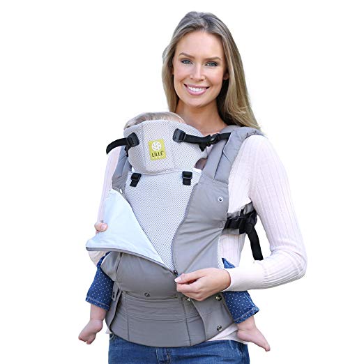 LILLEbaby SIX-Position, 360° Ergonomic Baby & Child Carrier by LILLEbaby – The COMPLETE All Seasons (Stone)