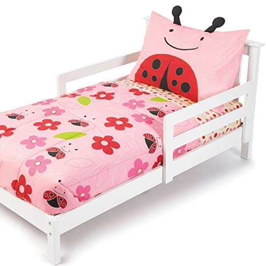Skip Hop 4 Piece Toddler Bedding Set, Ladybug (Discontinued by Manufacturer)