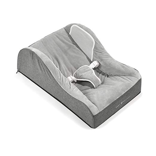 Baby Delight Nestle Nook Comfort Plush Infant Napper | Grey | Comfortable and Safer Place for Your Baby to Nap and Lounge | Breathable Side Walls | Portable | Cover is Machine Washable