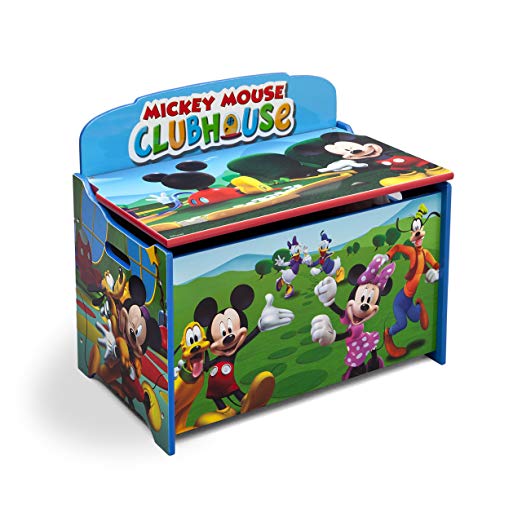 Delta Children Deluxe Toy Box, Disney Mickey Mouse