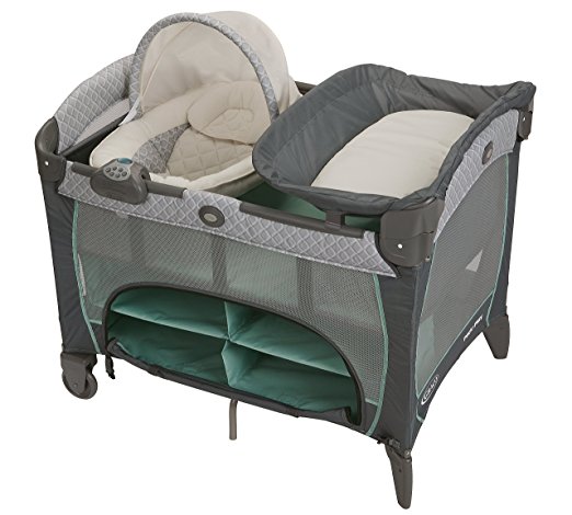 Graco Pack 'N Play Playard with Newborn Napperstation DLX, Manor, One Size