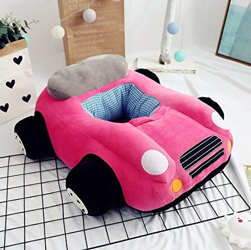 Podster Baby Lounger Kids Lounger Chair Kids Bean BBag Plush Seat for Baby Car Plush Sofa for Baby (Pink)