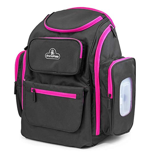 Primo Passi Baby Diaper Bag Travel Backpack with Insulated Pockets, Wipes Case, Changing Pad, and Stroller Straps - Pink