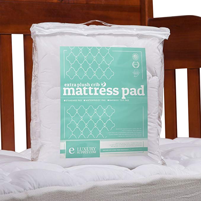ExceptionalSheets Crib/Toddler Mattress Pad, Rayon from Bamboo