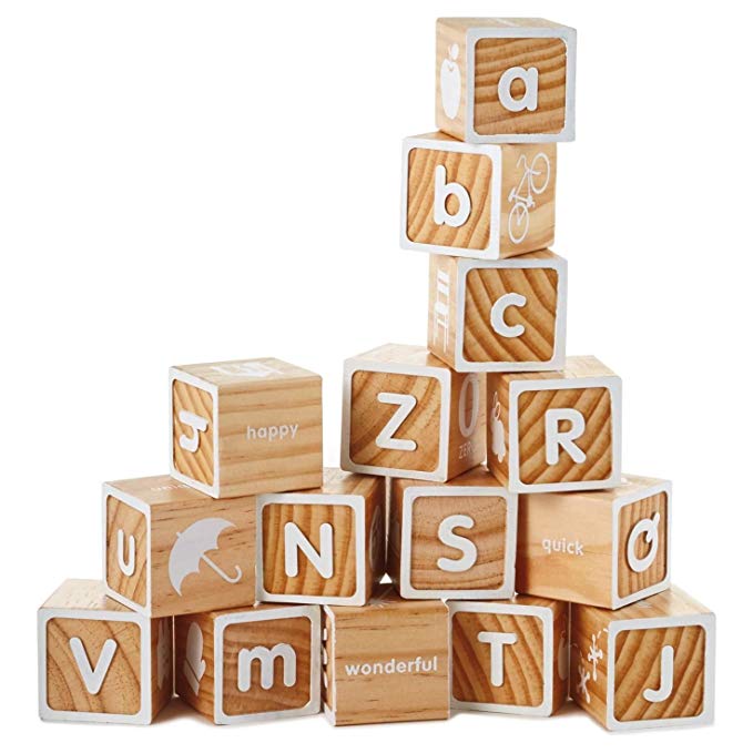 Hallmark Wooden Alphabet Block Set