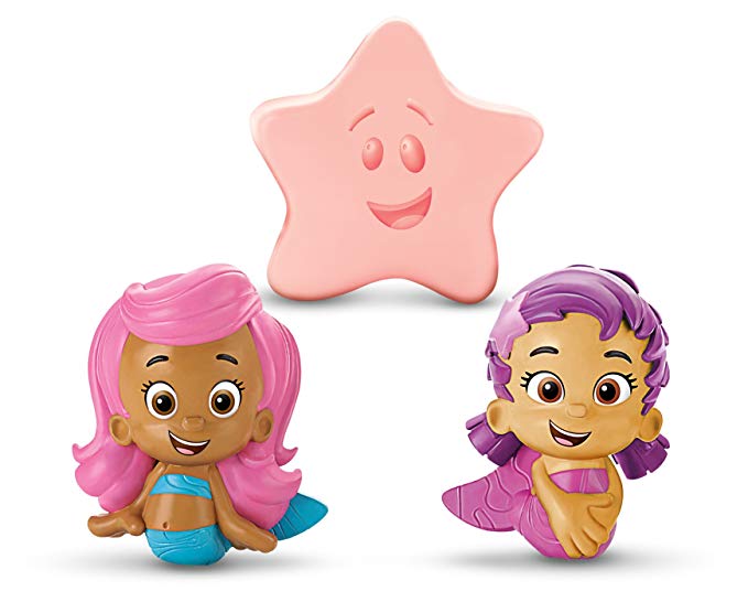 Nickelodeon Fisher-Price Bubble Guppies Molly, Oona, Starfish Bath Squirters
