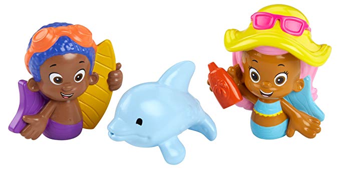 Fisher-Price Bubble Guppies, Molly, Goby and Buddy Bath Squirters
