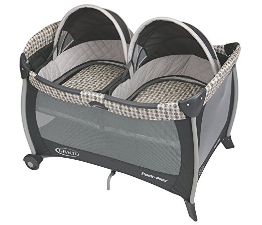 Graco Pack 'n Play Playard with Twins Bassinet, Vance, One Size