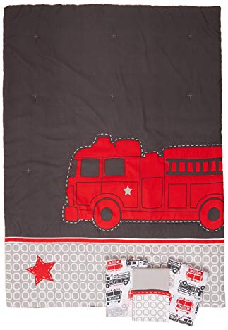 Carter's 4 Piece Toddler Bed Set, Fire Truck