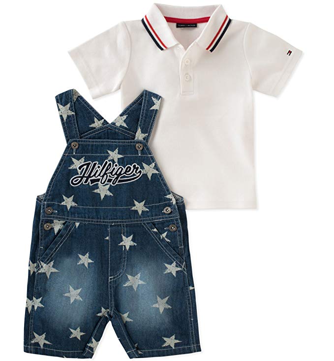 Tommy Hilfiger Baby Boys 2 Pieces Shortall