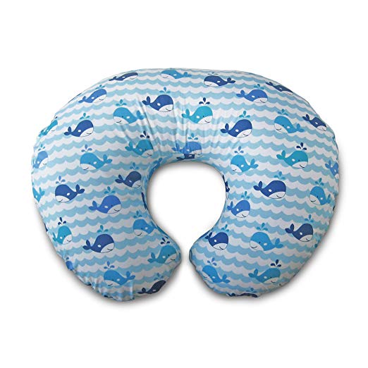 Boppy Nursing Pillow and Positioner, Whale Blue, 0-12 Months