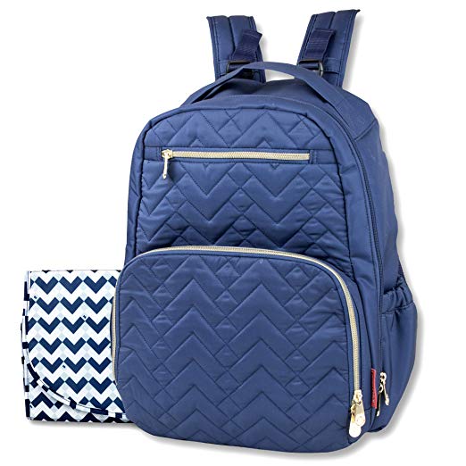 Fisher-Price Classic Quilted Backpack Navy