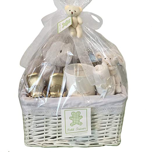 Petit Tresor Exclusive Baby Gift Basket - Organic Girl