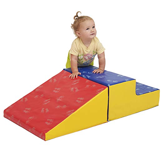 ECR4Kids SoftZone Little Me Play Climb and Slide, Primary (2-Piece)