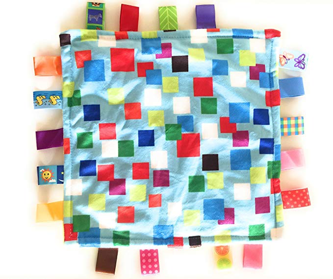 Taggies Colors Square Blankie, discontinued by manufacturer