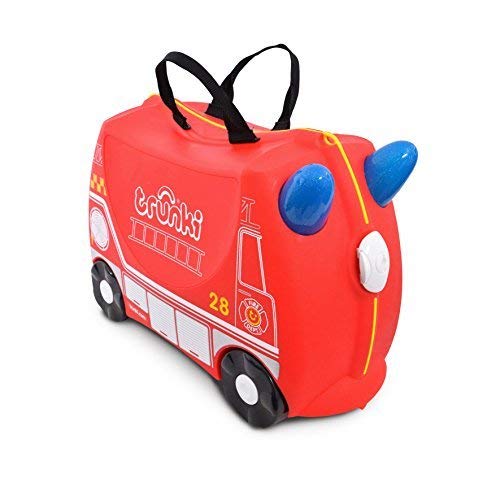 Trunki The Original Ride-On Frank Suitcase, Red by Trunki