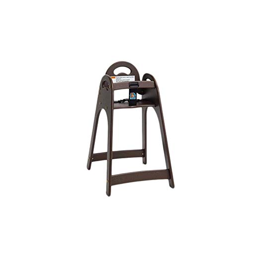 Koala Kare Designer Brown High Chair w/Rounded Top & Sides