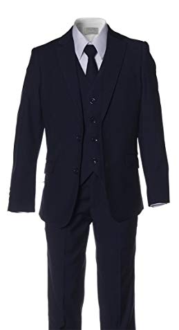 Tuxgear Boys Slim Fit Navy Blue Suit In Toddlers To Boys Sizing