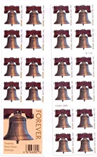 USPS Forever Stamps Liberty Bell 100 Stamps (5 books of 20) Size: 100 stamps Model: