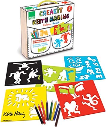 Vilac Keith Haring Stencils Set