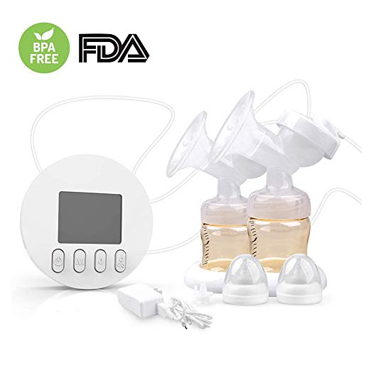 Gland GL Double Electric Breast Pump P-16, Auto Breast Milk Suction with 36 Types of Smart Modes，FDA BPA-Free，Comfortable and Portable Breastfeeding Pump with Ergonomic and Efficient Design