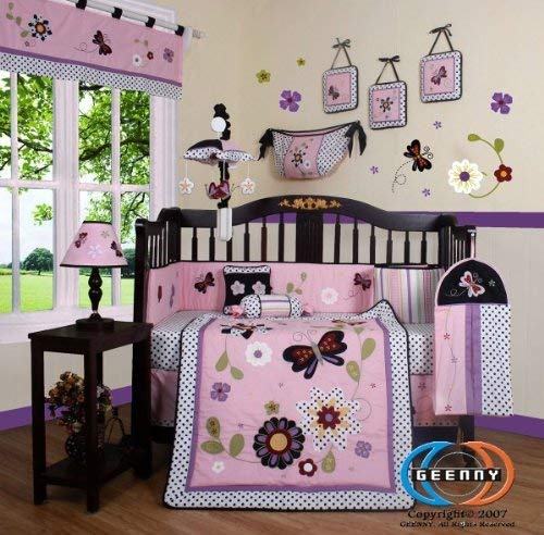 GEENNY Boutique 13 Piece Crib Bedding Set, Daisy Garden
