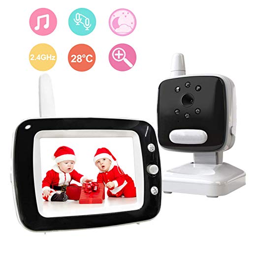 Video Baby Monitor with Camera and Audio, 3.5