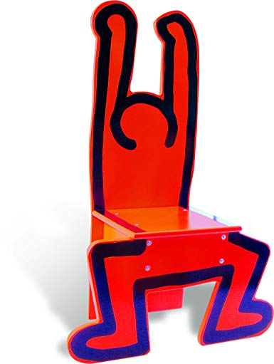 Vilac Keith Haring Wooden Chair, Red