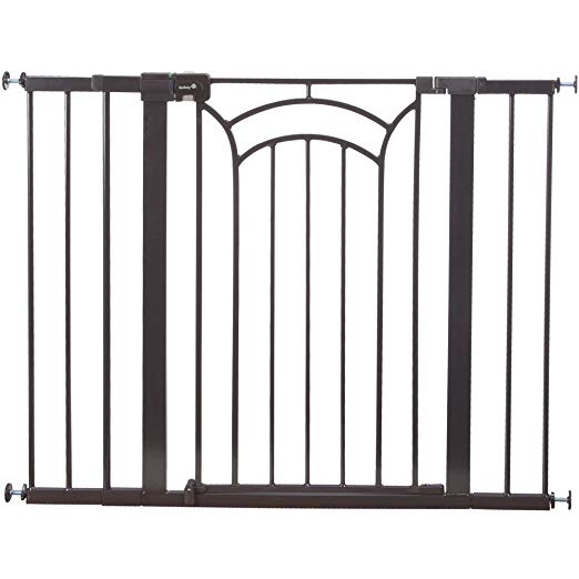 Safety 1st Décor Easy Install Tall & Wide Baby Gate with Pressure Mount Fastening