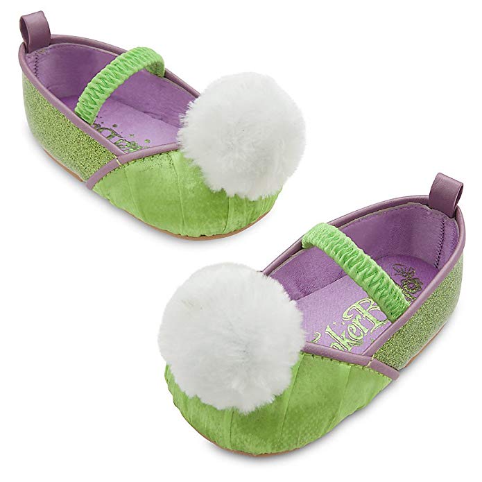 Disney Store Deluxe Tinker Bell Tinkerbell Costume Shoes Baby Size 6-12 Months