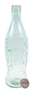 Coca-Cola 20 Glass Contour Bottle Bank With Metal Cap