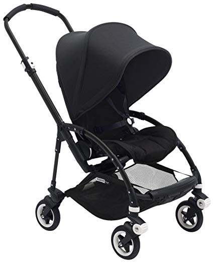Bugaboo Bee5 Complete Stroller, Black/Black - Compact, Foldable Stroller for Travel and Urban Life. Easy to Steer on City Streets & Tight Turns! The Most Popular Lightweight Stroller!