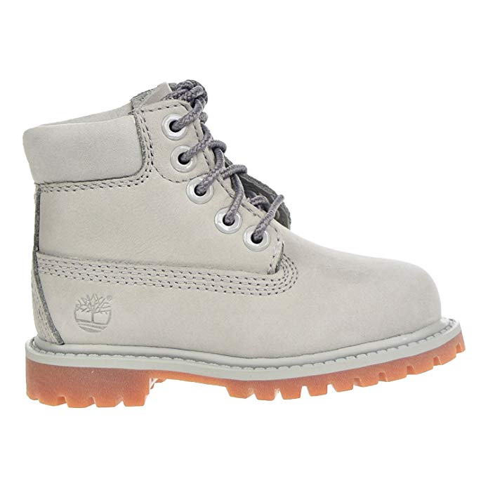 Timberland 6 Inch Premium Waterproof Toddler Boots Grey tb0a1ksb