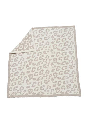 Barefoot Dreams Cozychic Barefoot in the Wild Baby Blanket - Stone / Cream