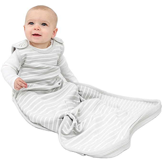 Woolino Baby Sleep Bag, Australian Merino Wool Sleeping Sack 2-24 Months, 4 Season Wearable Blanket Fits Infants & Toddlers