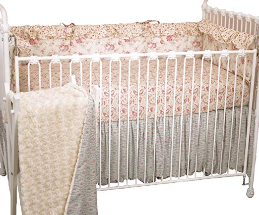Cotton Tale Designs 4 Piece Crib Bedding Set, Tea Party
