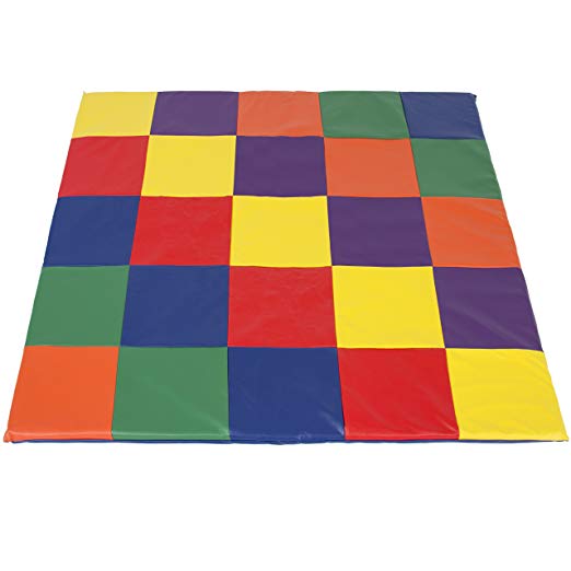 Best Choice Products Kids Soft Cushioned Toddler Activity Play Rest Time Play Mat, Multicolor