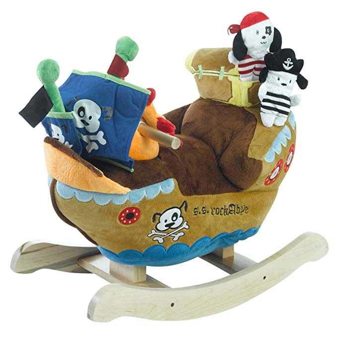 Rockabye Ahoy Doggie Pirate Ship Rocker