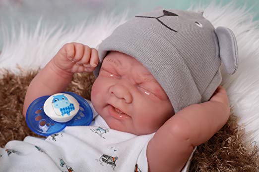 Baby BOY Cute So Precious Crying Preemie Berenguer Life Like Reborn Anatomically Correct Pacifier Doll +Extra Accesories
